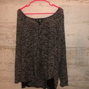 Black Long Sleeve With Black Lace